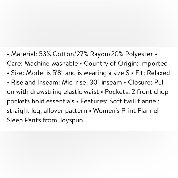 NWT - Joyspun Women’s Christmas Pajama Sleep Pants (Pink, Black, Grey Design) - Picture 9 of 11